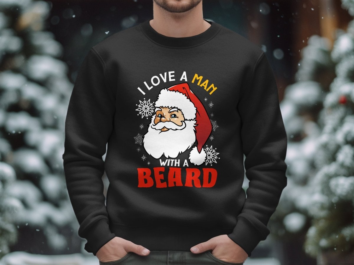 Santa's Bearded Charm - Holiday Bliss Sweatshirt - NuKrypton Sweatshirt MD - 71969782