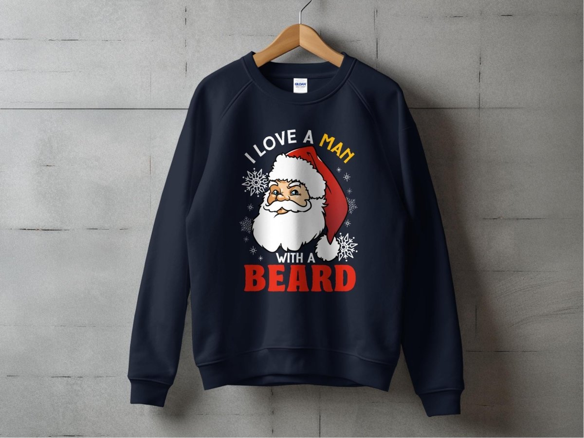 Santa's Bearded Charm - Holiday Bliss Sweatshirt - NuKrypton Sweatshirt MD - 71969800