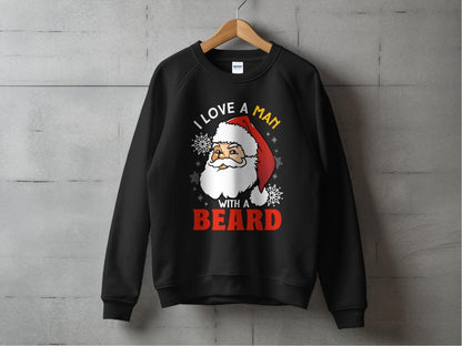 Santa's Bearded Charm - Holiday Bliss Sweatshirt - NuKrypton Sweatshirt MD - 71969824