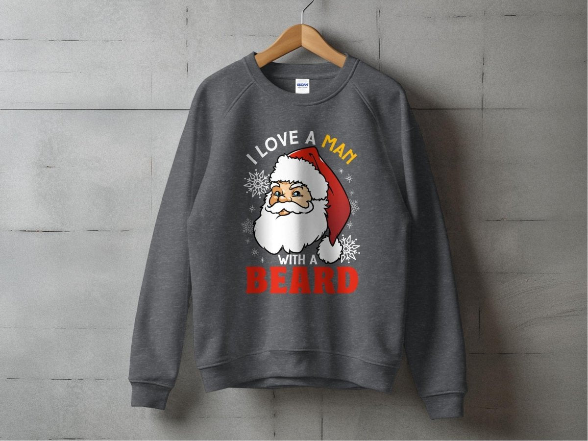 Santa's Bearded Charm - Holiday Bliss Sweatshirt - NuKrypton Sweatshirt MD - 71969788