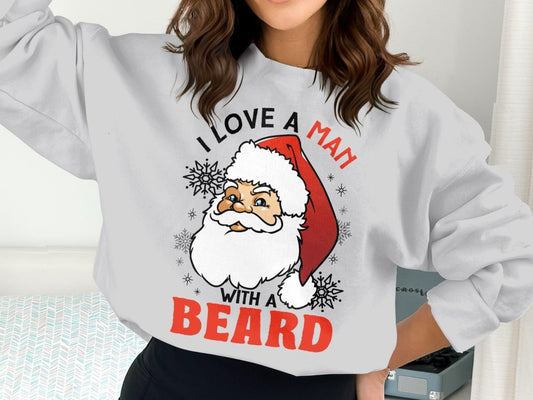 Santa's Bearded Charm - Holiday Bliss Sweatshirt - NuKrypton Sweatshirt MD - 71969782