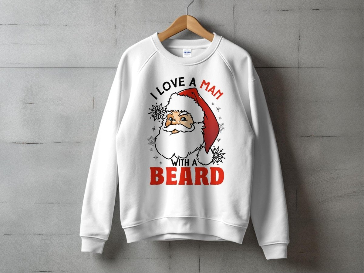 Santa's Bearded Charm - Holiday Bliss Sweatshirt - NuKrypton Sweatshirt MD - 71969824