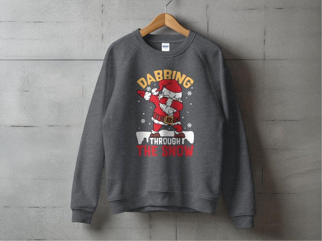 Santa's Dabbing Season - Funny Holiday Sweatshirt - NuKrypton Sweatshirt MD - 71970688