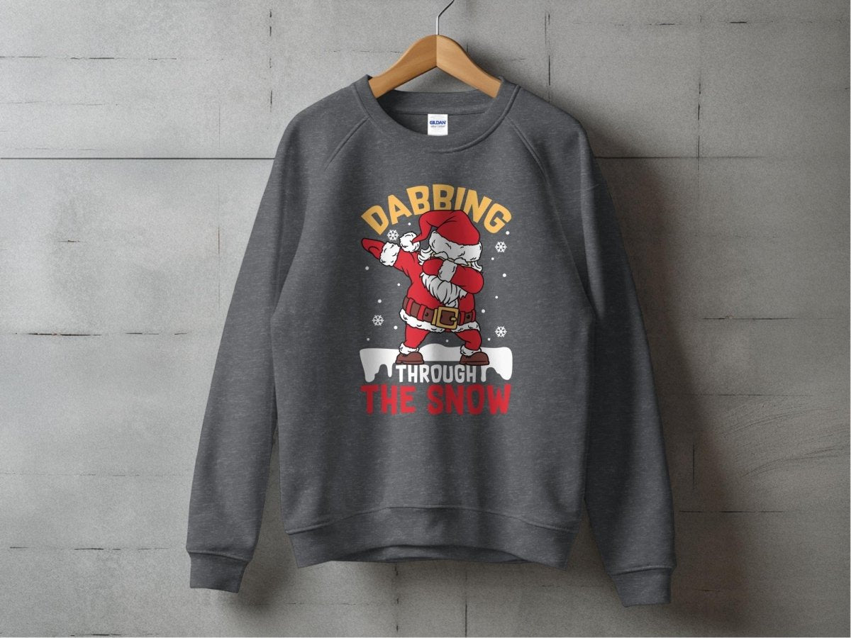 Santa's Dabbing Season - Funny Holiday Sweatshirt - NuKrypton Sweatshirt MD - 71970688