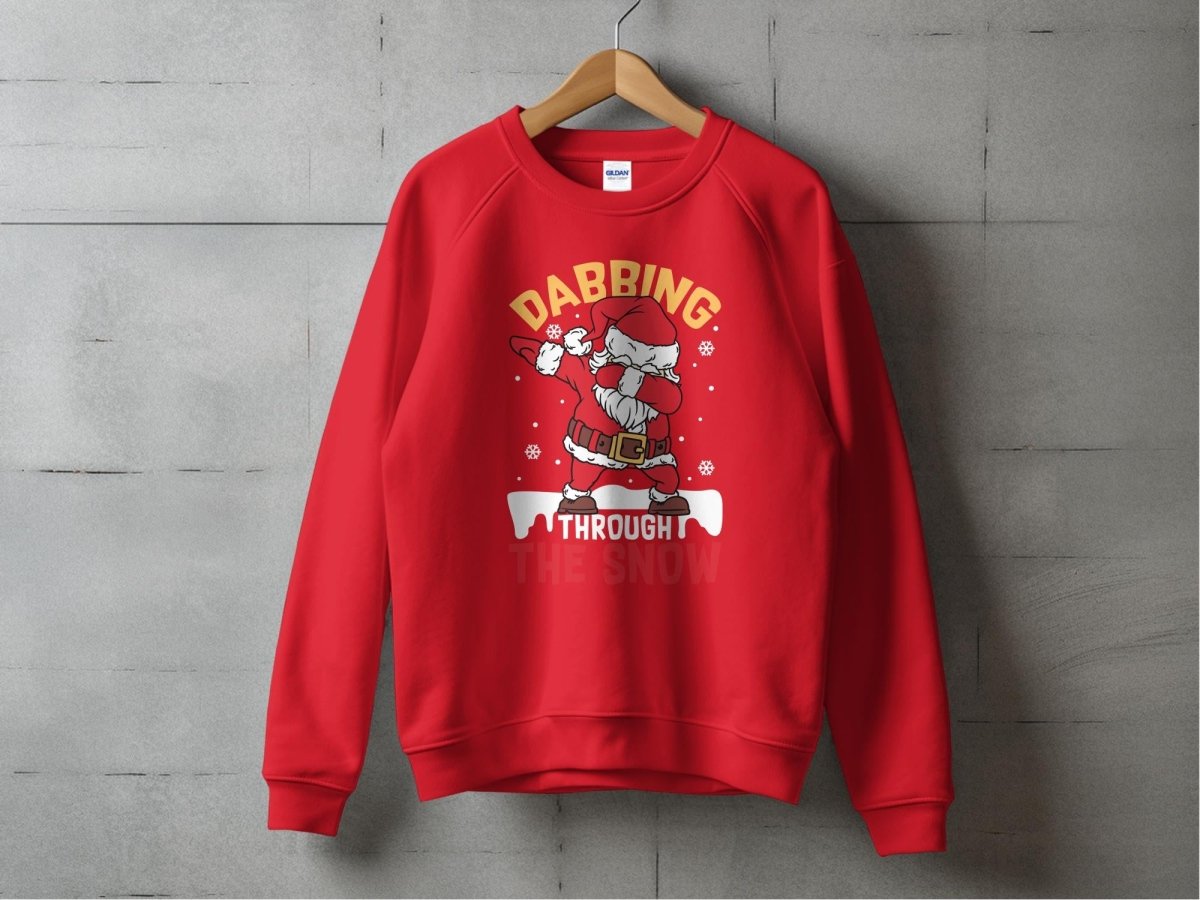 Santa's Dabbing Season - Funny Holiday Sweatshirt - NuKrypton Sweatshirt MD - 71970706