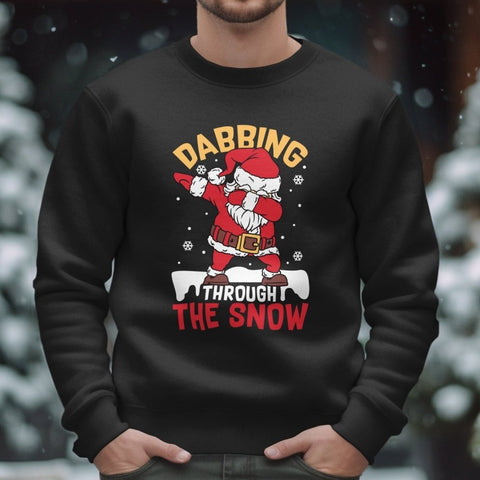 Santa's Dabbing Season - Funny Holiday Sweatshirt