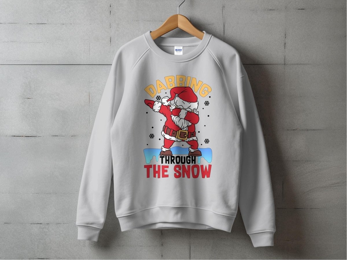 Santa's Dabbing Season - Funny Holiday Sweatshirt - NuKrypton Sweatshirt MD - 71970718