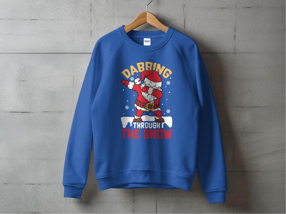 Santa's Dabbing Season - Funny Holiday Sweatshirt - NuKrypton Sweatshirt MD - 71970712