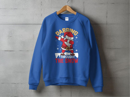 Santa's Dabbing Season - Funny Holiday Sweatshirt - NuKrypton Sweatshirt MD - 71970712