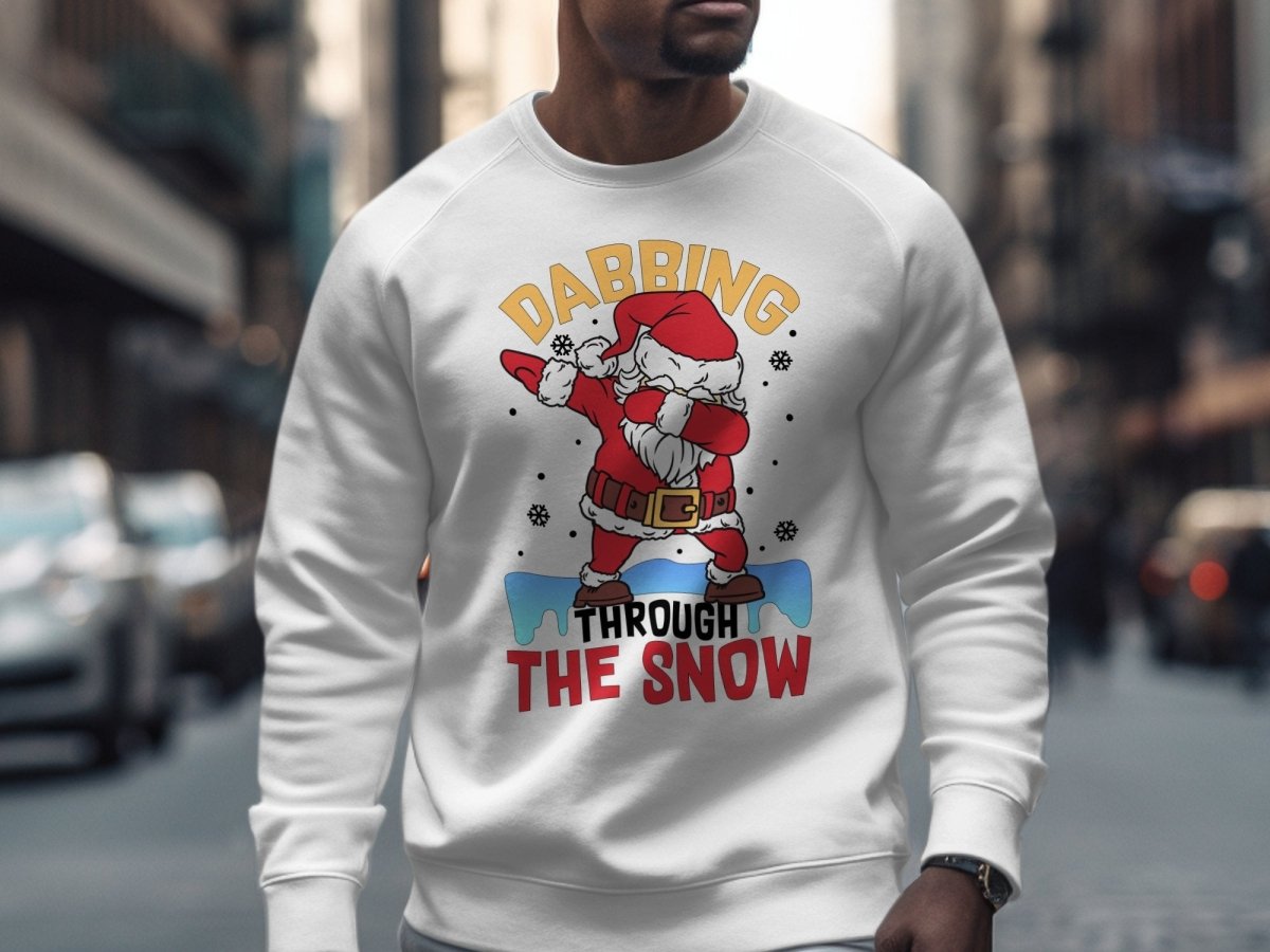 Santa's Dabbing Season - Funny Holiday Sweatshirt - NuKrypton Sweatshirt MD - 71970700