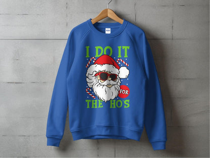 Santa's Ho Ho Ho Game Strong Sweatshirt - NuKrypton Sweatshirt MD - 71970532