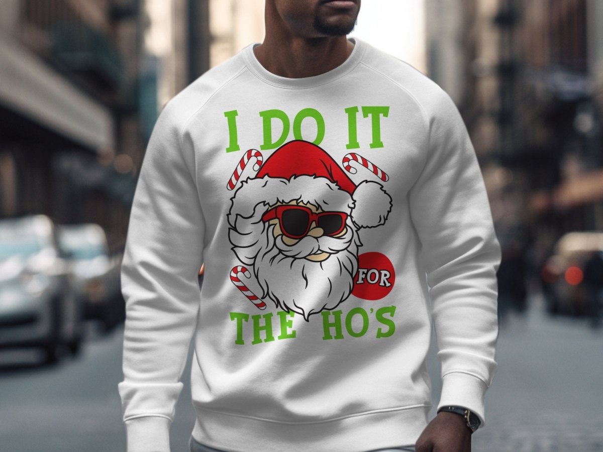 Santa's Ho Ho Ho Game Strong Sweatshirt - NuKrypton Sweatshirt MD - 71970502