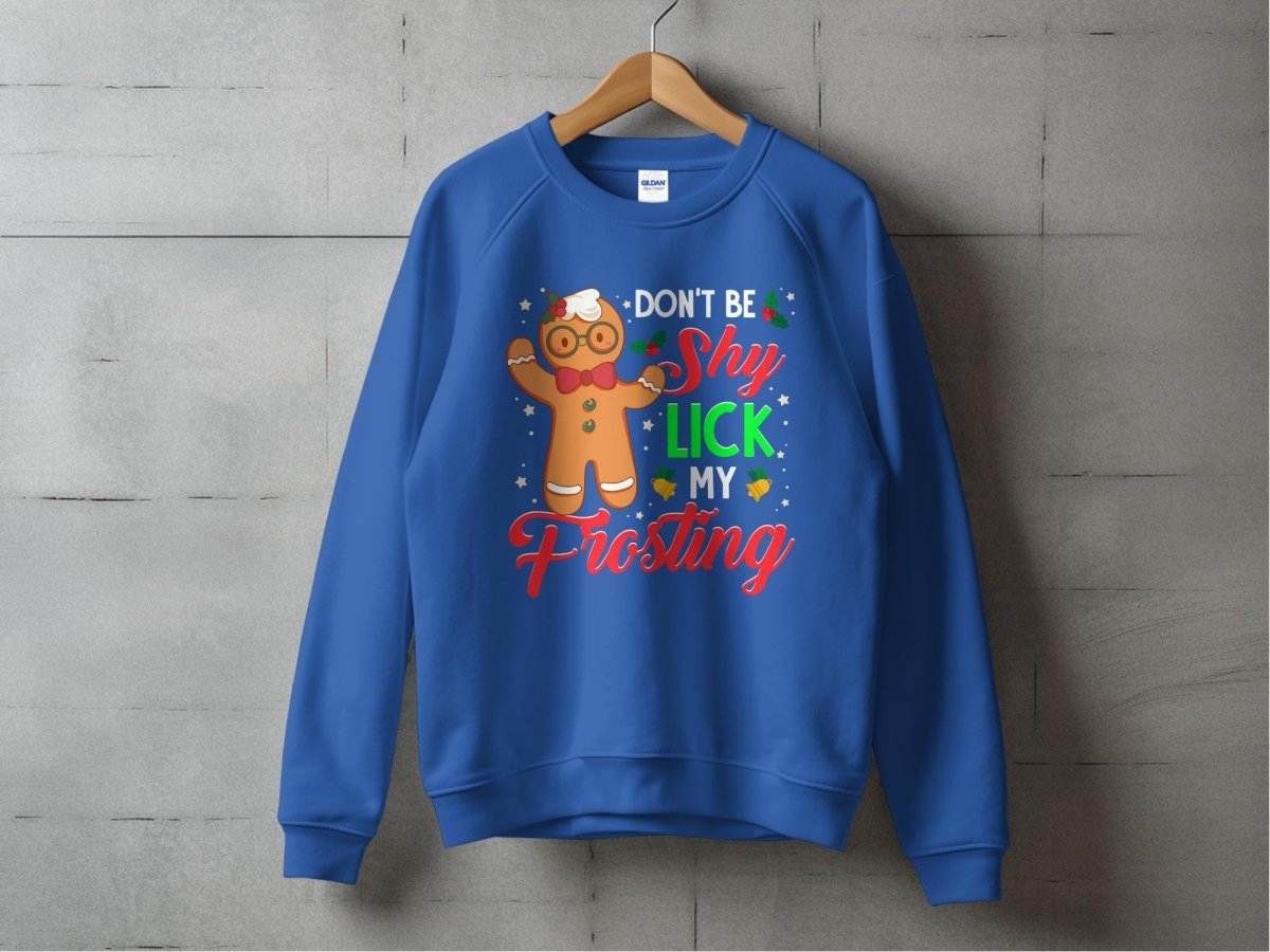 Shy Gingerbread Rizz - Holiday Sweatshirt - NuKrypton Sweatshirt MD - 71970652