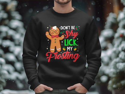 Shy Gingerbread Rizz - Holiday Sweatshirt - NuKrypton Sweatshirt MD - 71970622