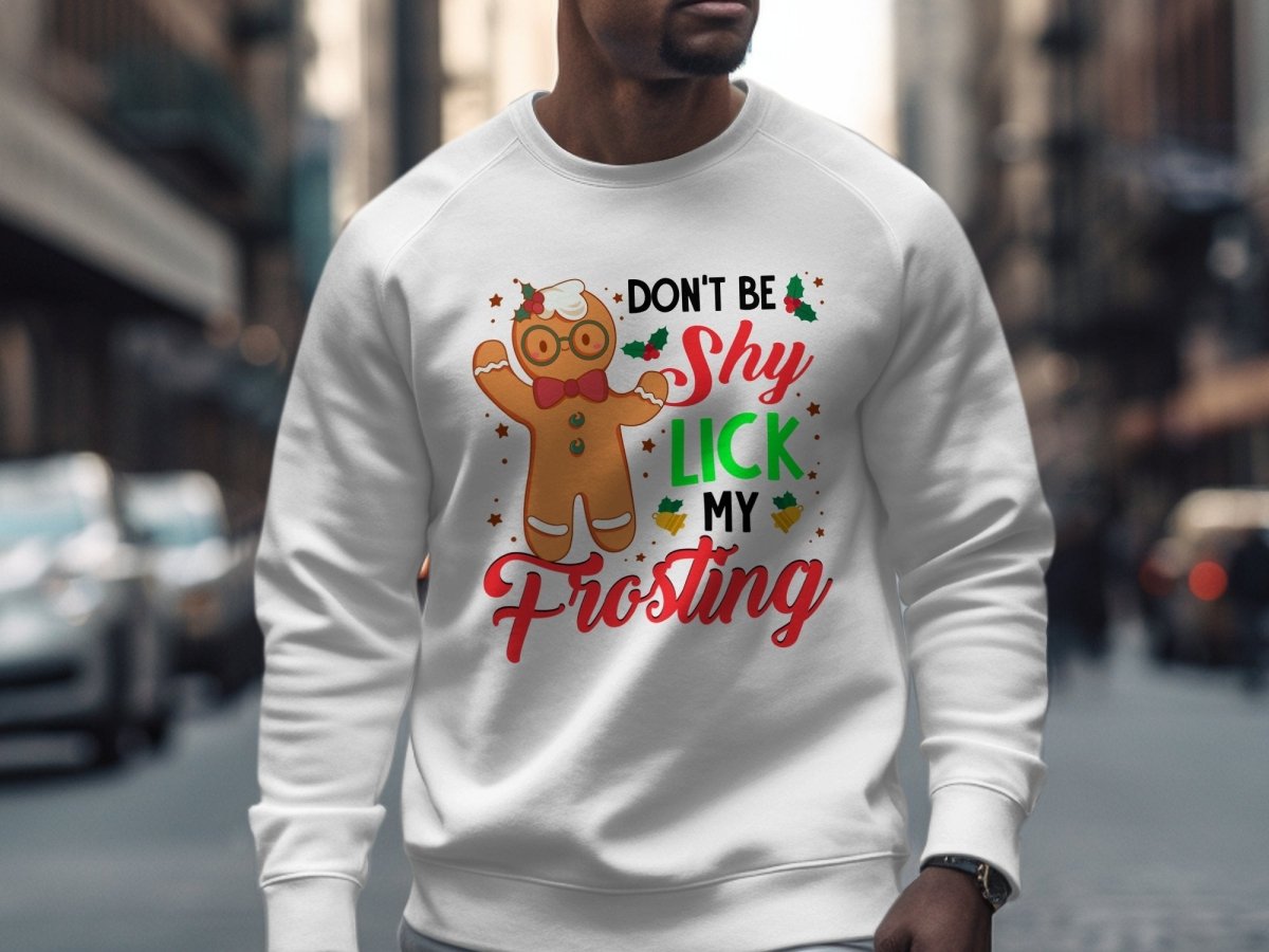 Shy Gingerbread Rizz - Holiday Sweatshirt - NuKrypton Sweatshirt MD - 71970622