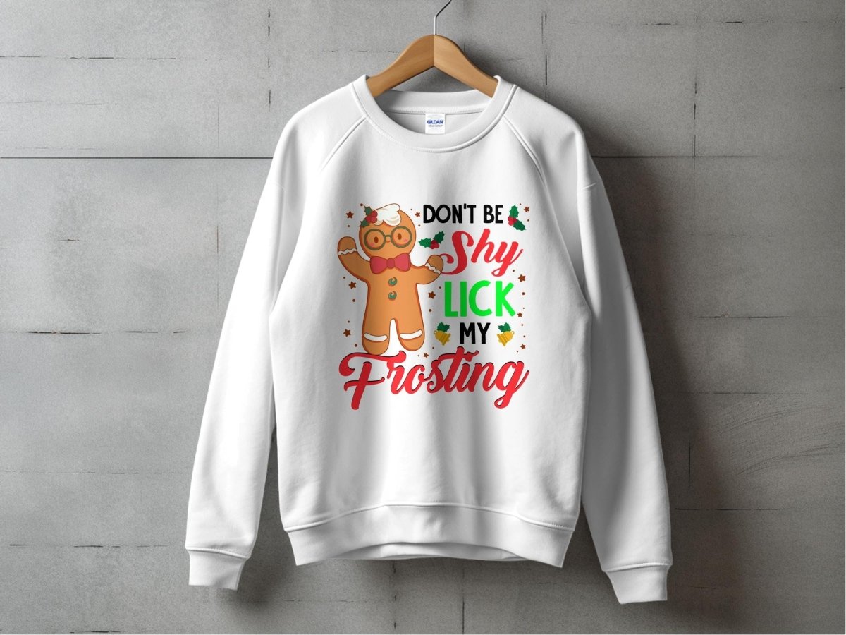 Shy Gingerbread Rizz - Holiday Sweatshirt - NuKrypton Sweatshirt MD - 71970664