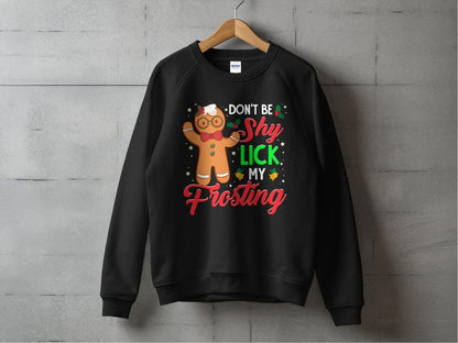 Shy Gingerbread Rizz - Holiday Sweatshirt - NuKrypton Sweatshirt MD - 71970664