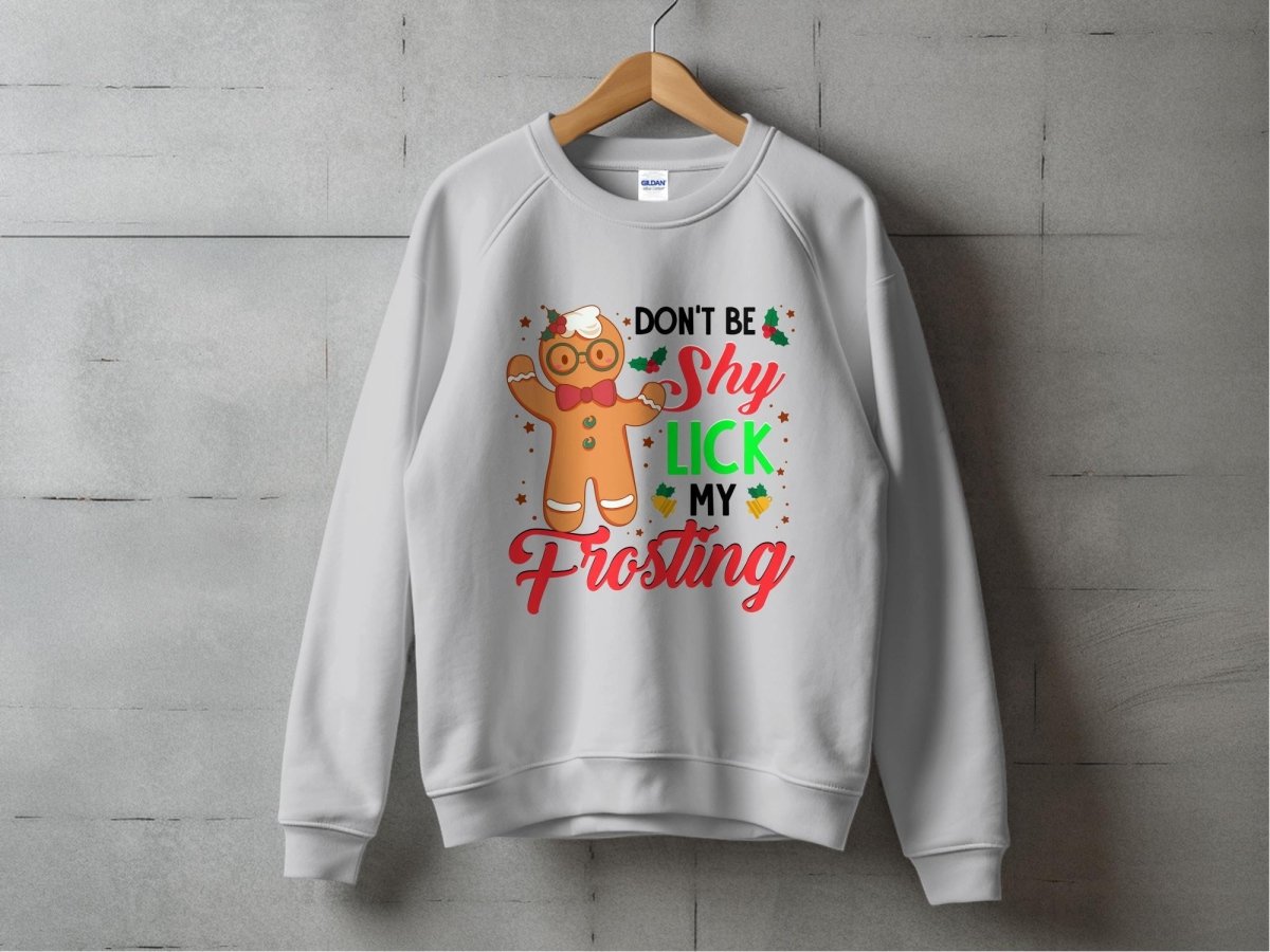 Shy Gingerbread Rizz - Holiday Sweatshirt - NuKrypton Sweatshirt MD - 71970658