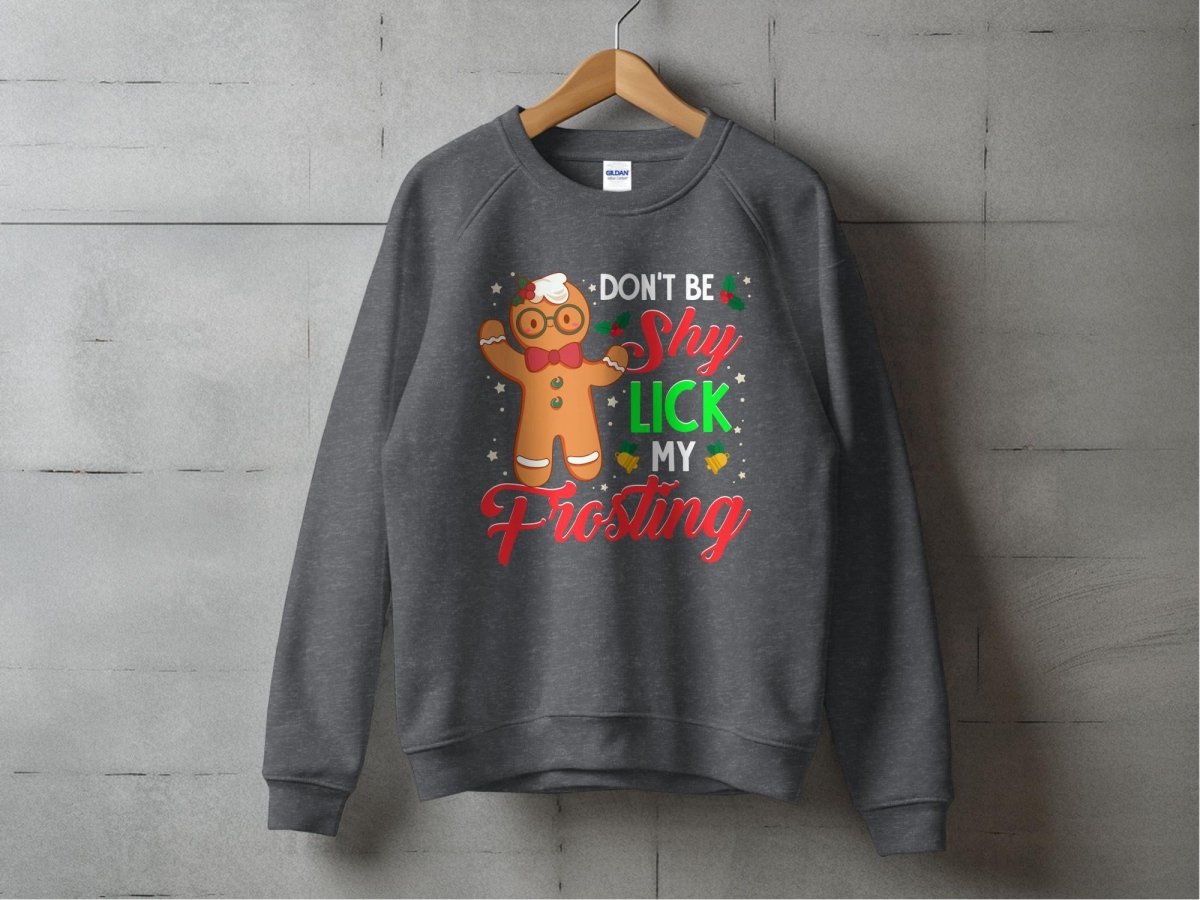 Shy Gingerbread Rizz - Holiday Sweatshirt - NuKrypton Sweatshirt MD - 71970628