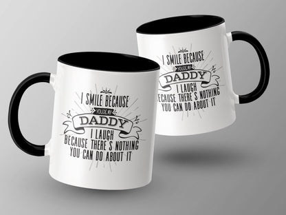 Smile Daddy You ARE the Father - Sarcastic Coffee Mug - NuKrypton Coffee Mugs cust - 895317 - 20 - 3