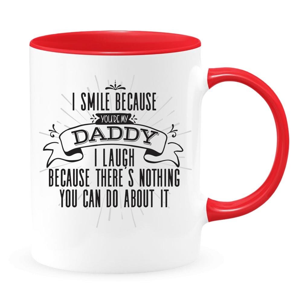 Smile Daddy You ARE the Father - Sarcastic Coffee Mug - NuKrypton Coffee Mugs cust - 895317 - 20 - 6