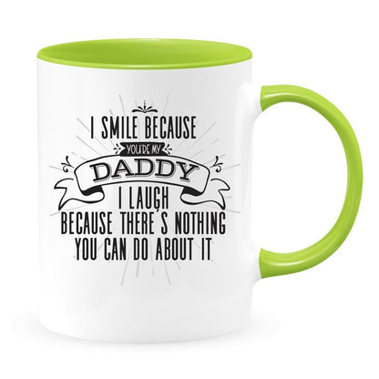 Smile Daddy You ARE the Father - Sarcastic Coffee Mug - NuKrypton Coffee Mugs cust - 895317 - 20 - 5