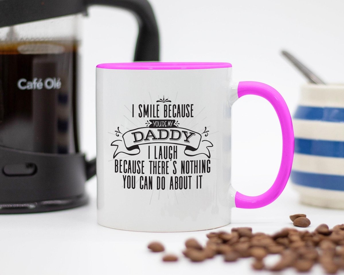 Smile Daddy You ARE the Father - Sarcastic Coffee Mug - NuKrypton Coffee Mugs cust - 895317 - 20 - 4