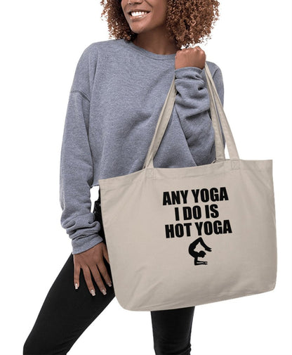 Steamy Stretch - Hot Yoga Funny Tote Bags - NuKrypton Tote Bags 467681