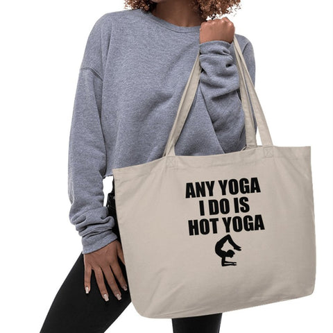 Steamy Stretch - Hot Yoga Funny Tote Bags