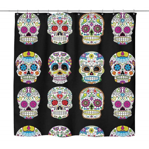 Sugar Skull Shower Curtain