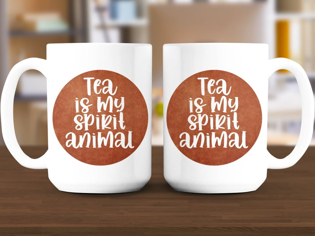 Tea Is My Spirit Animal - Cosmic Sips Mugs - NuKrypton Coffee Mugs MD - 71360908