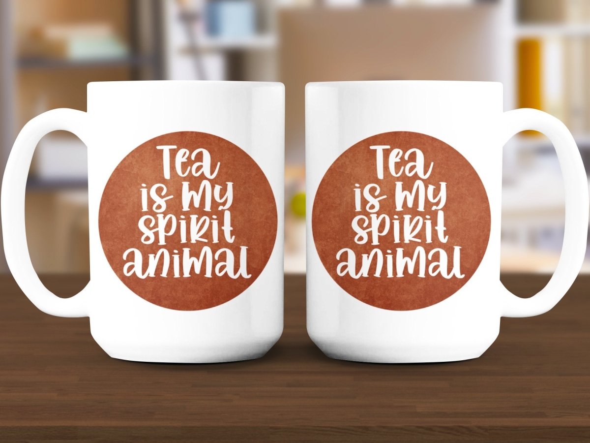 Tea Is My Spirit Animal - Cosmic Sips Mugs - NuKrypton Coffee Mugs MD - 71360908