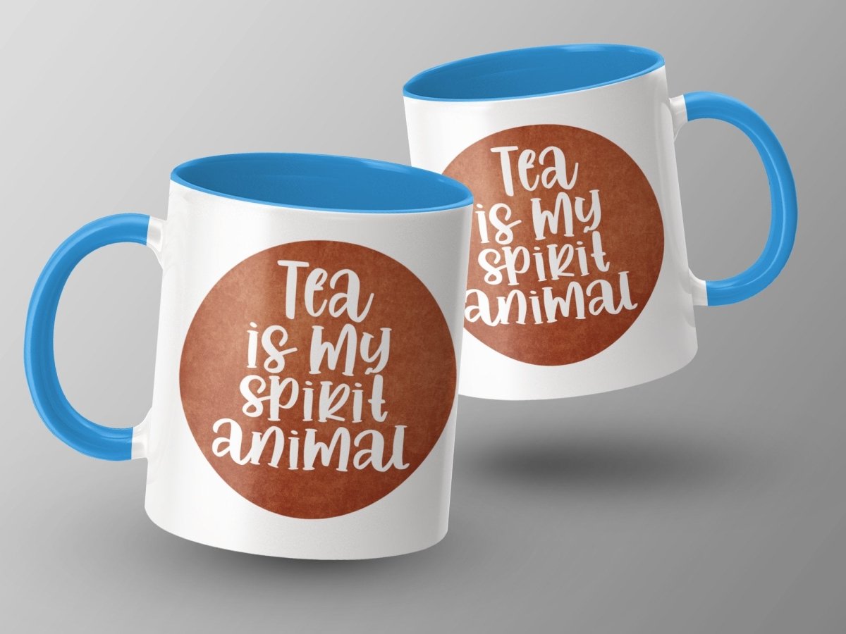 Tea Is My Spirit Animal - Cosmic Sips Mugs - NuKrypton Coffee Mugs MD - 71360906