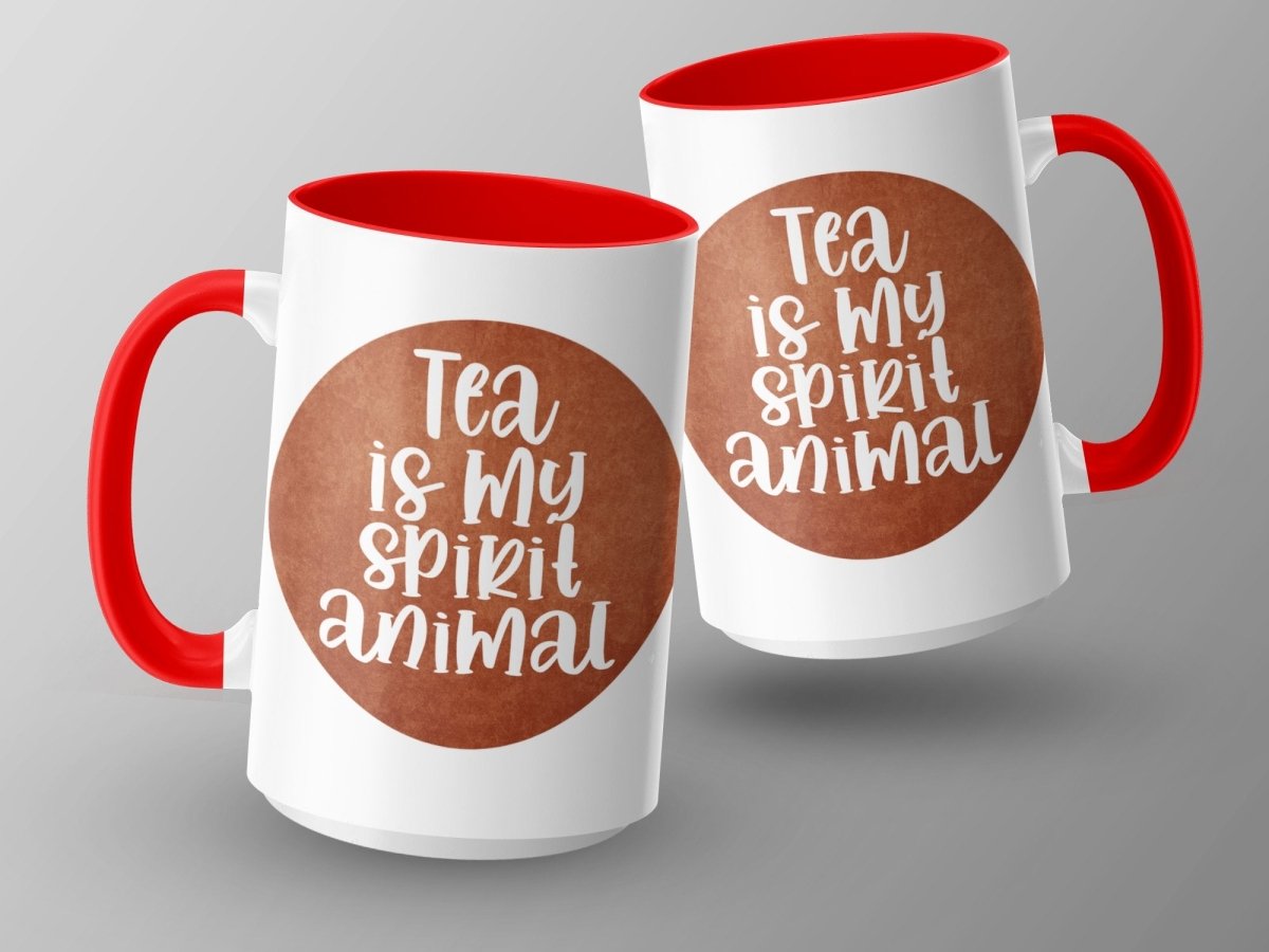 Tea Is My Spirit Animal - Cosmic Sips Mugs - NuKrypton Coffee Mugs MD - 71360910
