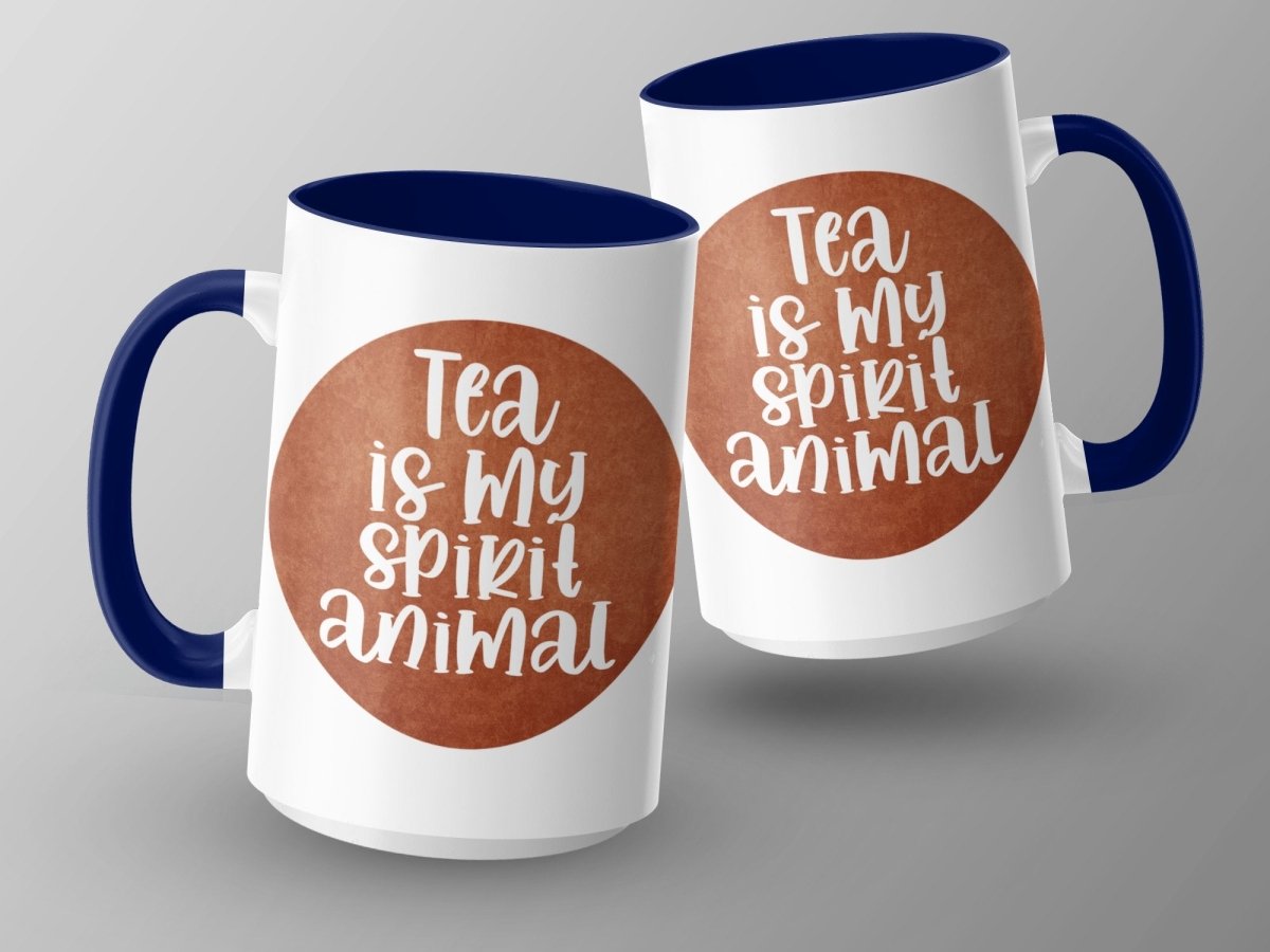 Tea Is My Spirit Animal - Cosmic Sips Mugs - NuKrypton Coffee Mugs MD - 71360911