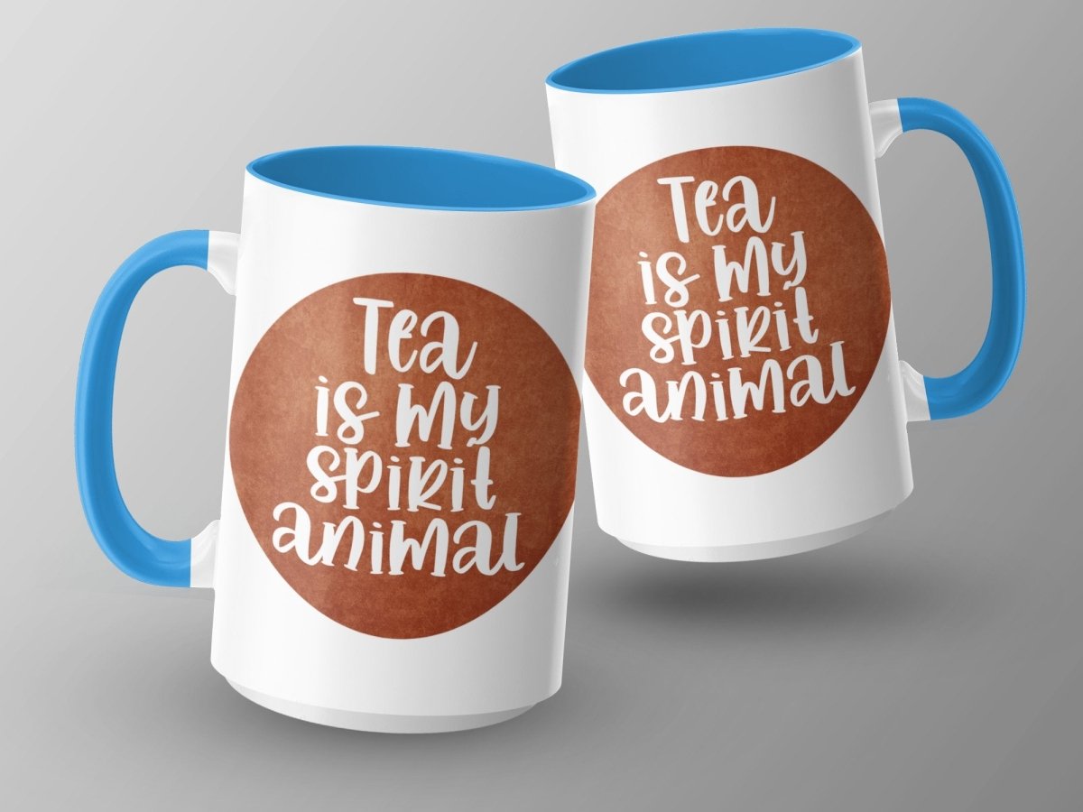 Tea Is My Spirit Animal - Cosmic Sips Mugs - NuKrypton Coffee Mugs MD - 71360912