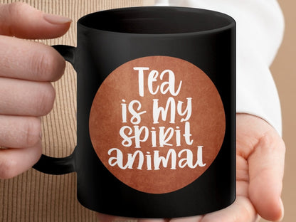 Tea Is My Spirit Animal - Cosmic Sips Mugs - NuKrypton Coffee Mugs MD - 71360907