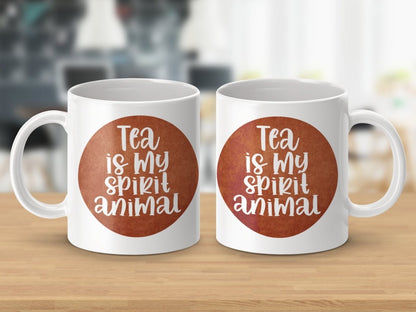 Tea Is My Spirit Animal - Cosmic Sips Mugs - NuKrypton Coffee Mugs MD - 71360902