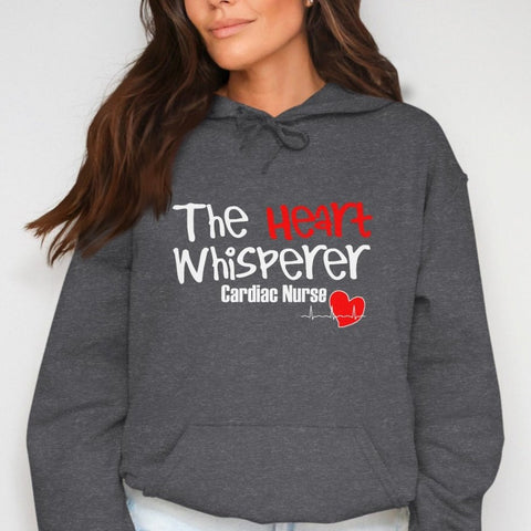 The Heart Whisperer Cardiac Nurse Hoodie