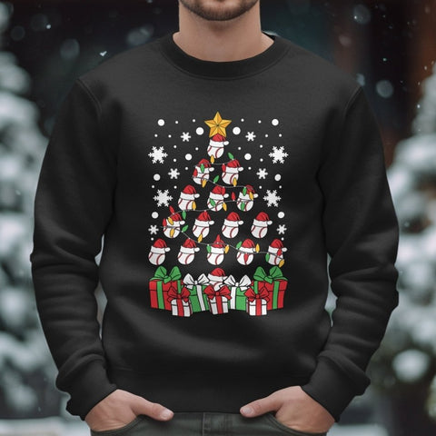 Tis The Season to Baseball Tree Sweatshirt