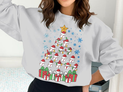 Tis The Season to Baseball Tree Sweatshirt - NuKrypton Sweatshirt MD - 71969722