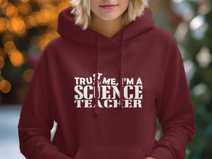 Trust Me I'm A Science Teacher Explosive Hoodie - NuKrypton Hoodies MD - 72191864