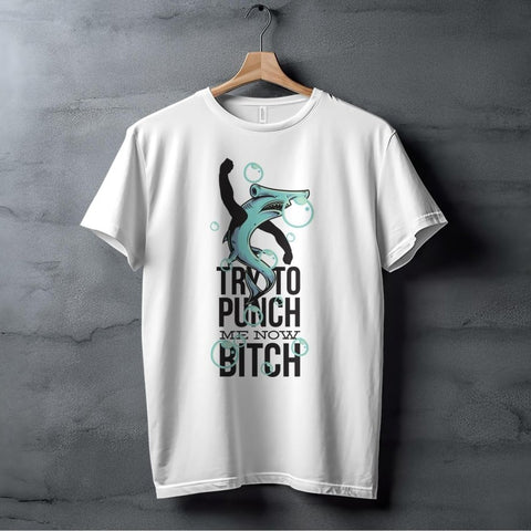 Try to Punch Me Now Shark Attack T-Shirt