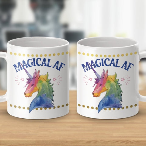 Unicorn Magic Power - Magical AF Mugs