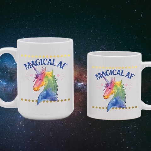 Unicorn Magic Power - Magical AF Mugs