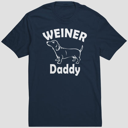 Weiner Daddy - Dachshund Dad T-shirt - NuKrypton T-Shirts