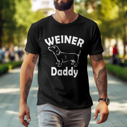 Weiner Daddy - Dachshund Dad T-shirt