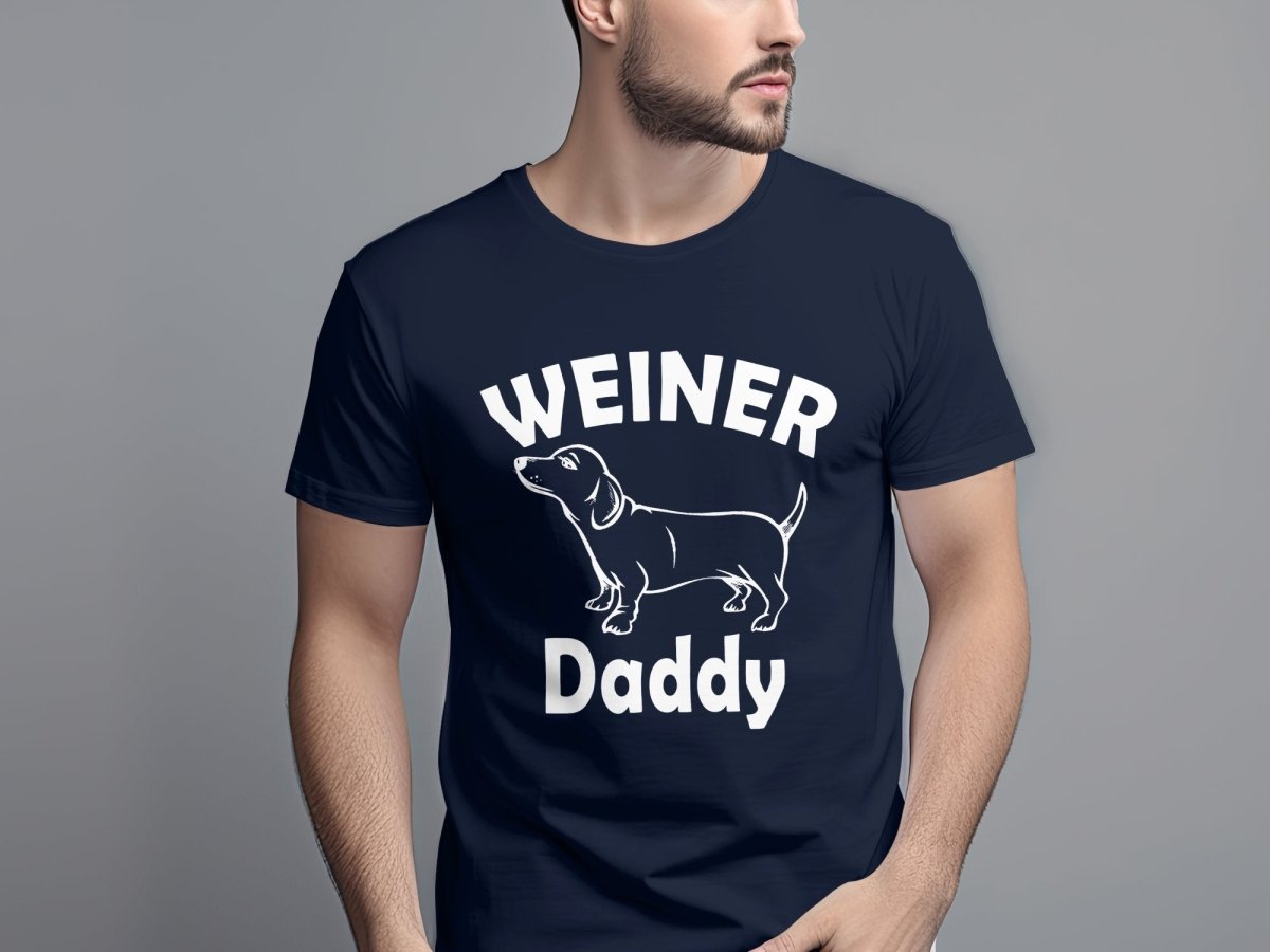 Weiner Daddy - Dachshund Dad T-shirt - NuKrypton T-Shirts