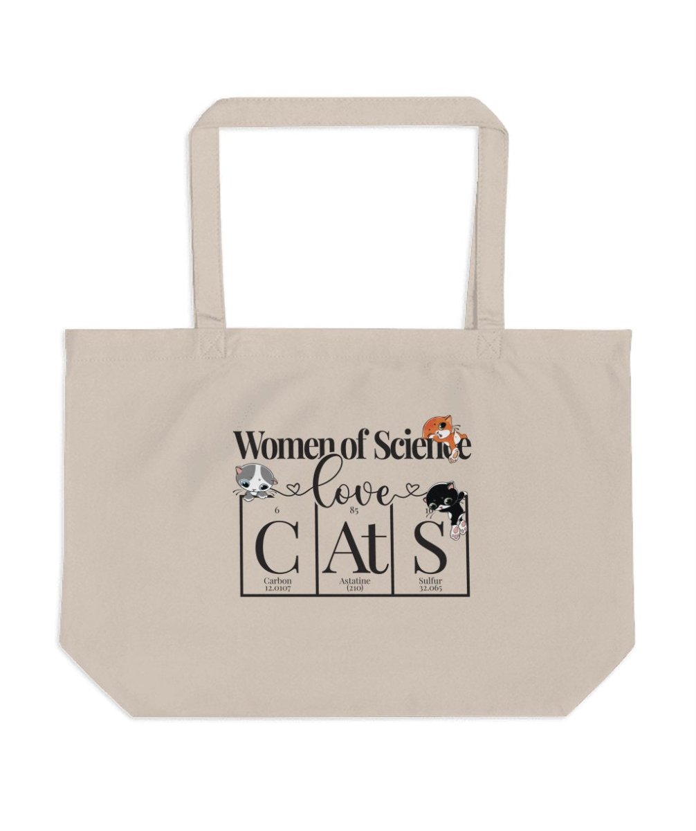 Women of Science Love Cats Tote Bags - NuKrypton Tote Bags 165467