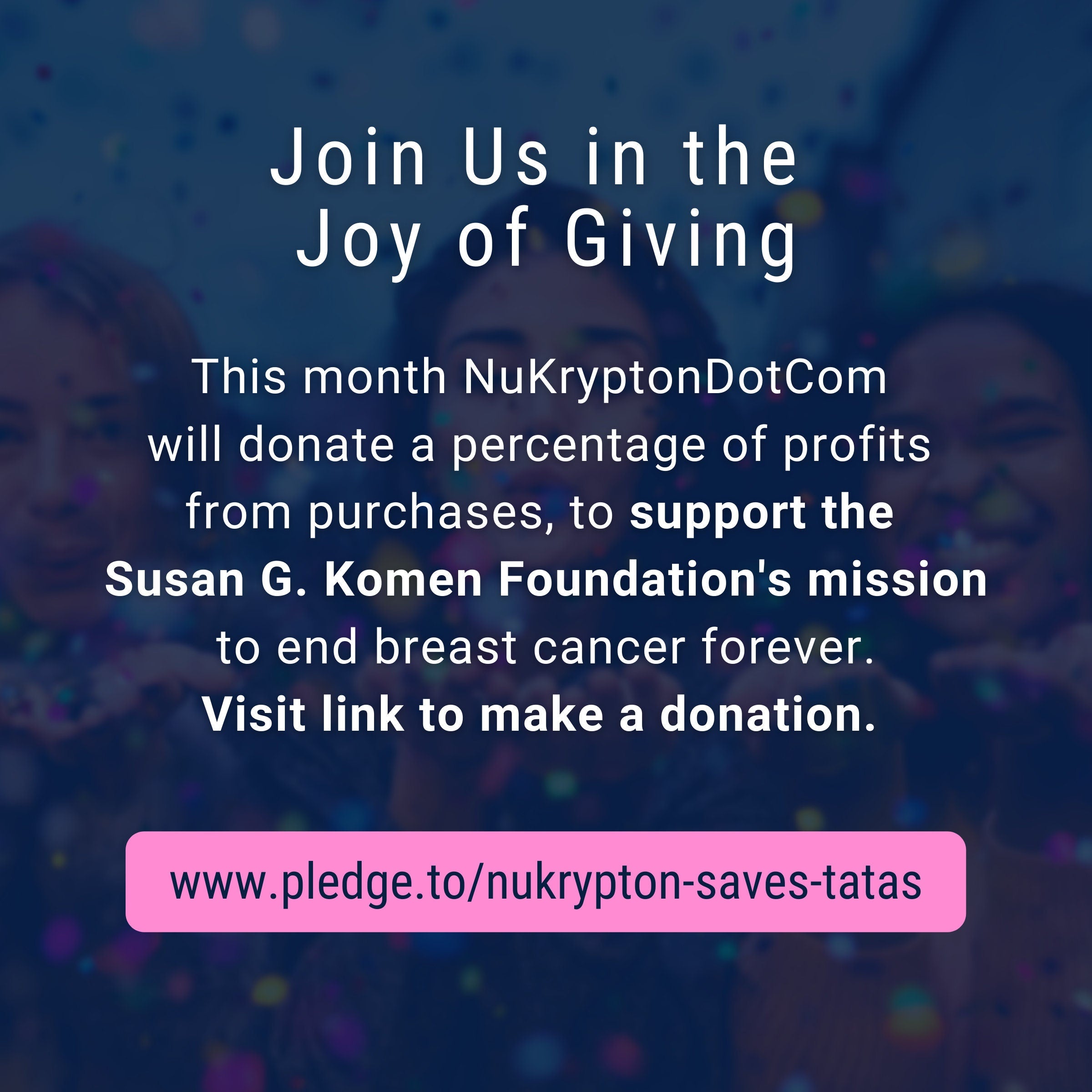 Join NuKrypton in the Joy of Giving